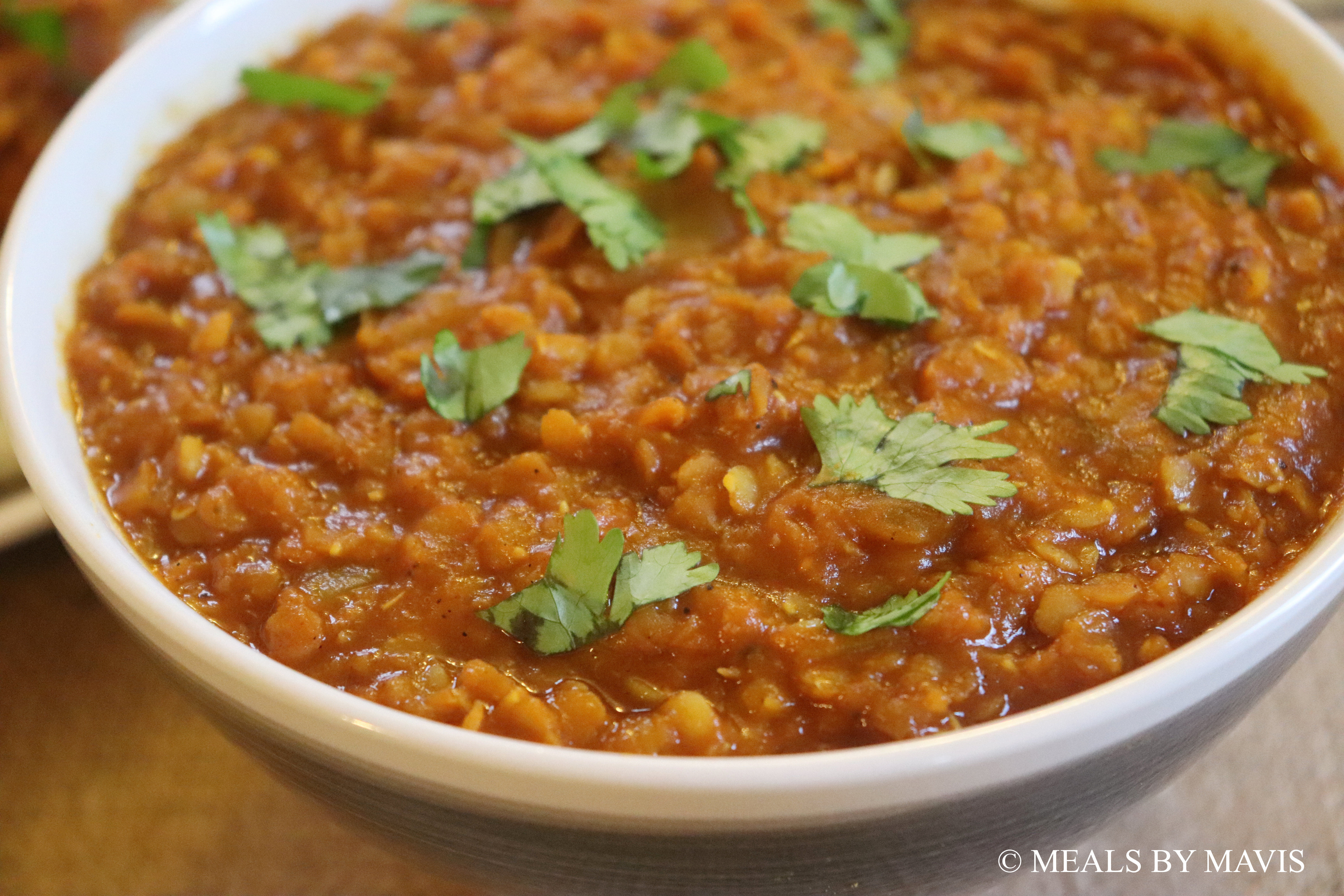 Misir Wat (Ethiopian Red Lentil Stew) - Meals By Mavis