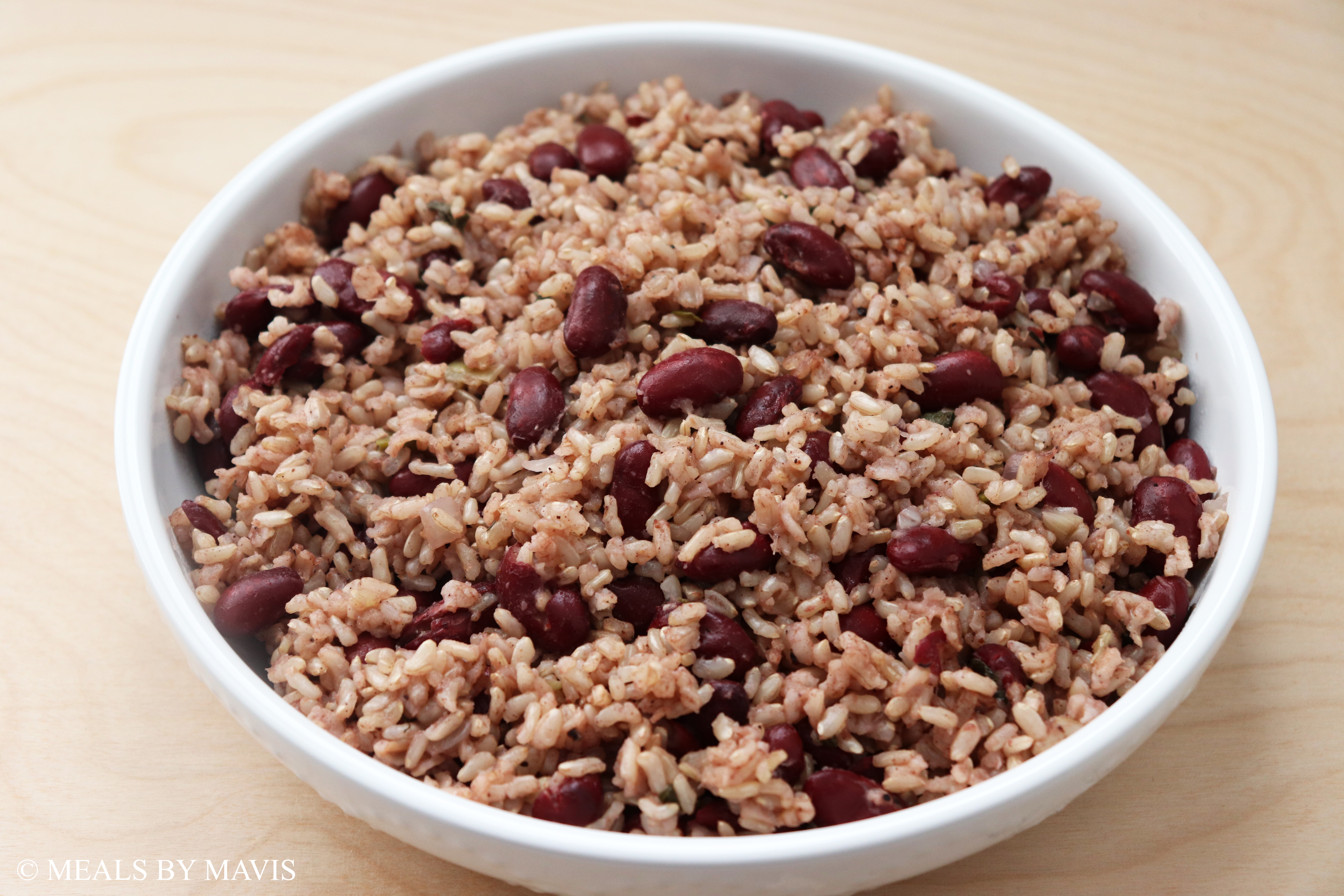 Jamaican Rice And Peas (with Canned Beans) - Meals By Mavis